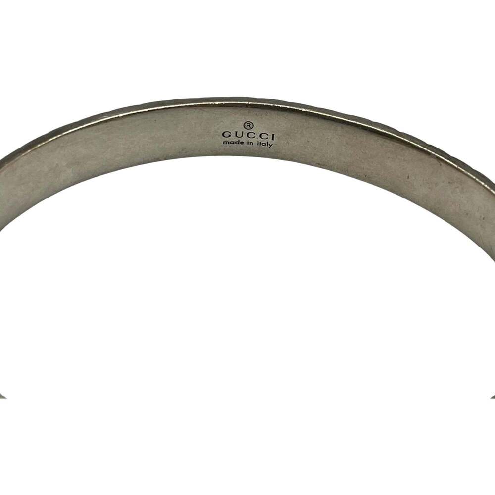Gucci Interlocking Cat Head/Tiger Head Bangle In … - image 4